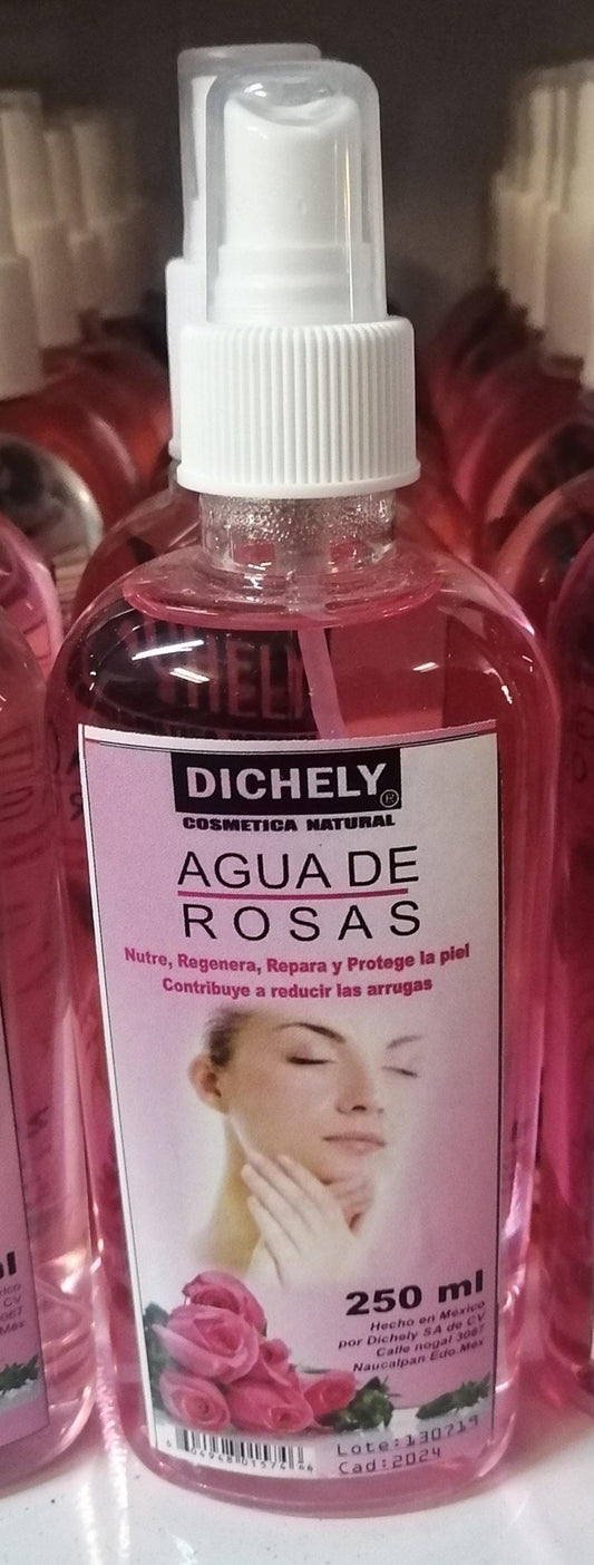Agua de Rosas Dichely 250ml - Grancarpa.com.mx