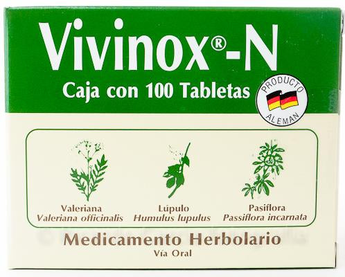 Vivinox. 100 grageas