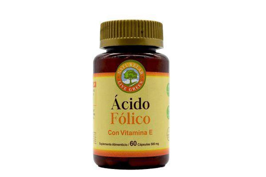 Acido Folico Con Vitamina E 60 Cap - Grancarpa.com.mx