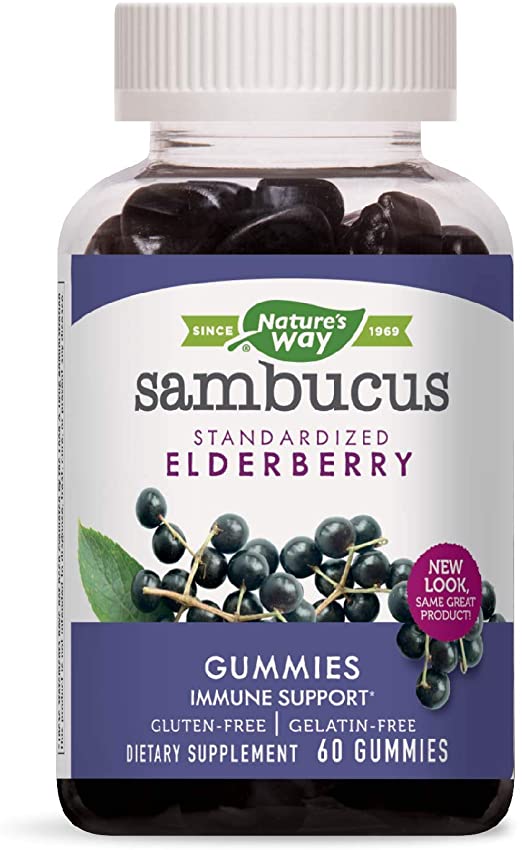 Sambucus Elderberry Gummies Suplementos Herbales, 10486, 60, 1, 1