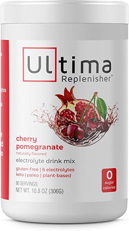 Ultima replenisher Electrolyte Cherry Pomegranate polvo Nueva Fórmula, 1, 1
