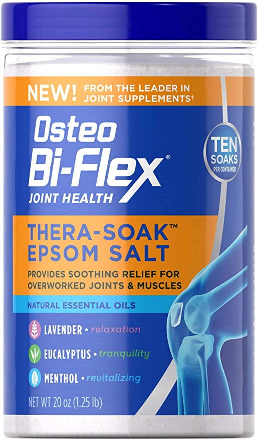 Osteo Bi-Flex® Thera-Soak Epsom sal y aceites esenciales, contiene lavanda y eucalipto, 20 onzas