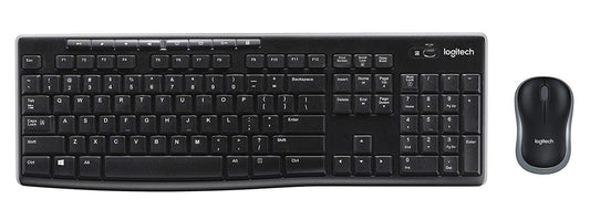 Logitech MK270 Combo de teclado y raton inalambricos: teclado y raton incluidos,  bateria de larga duracion