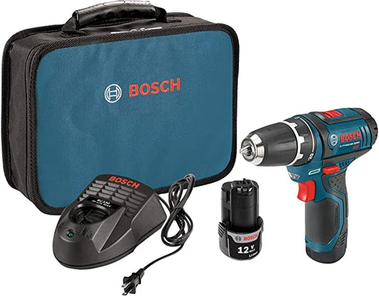 Bosch Max Kit de destornillador/destornillador de 2 velocidades de iones de litio 3/8" - Grancarpa.com.mx