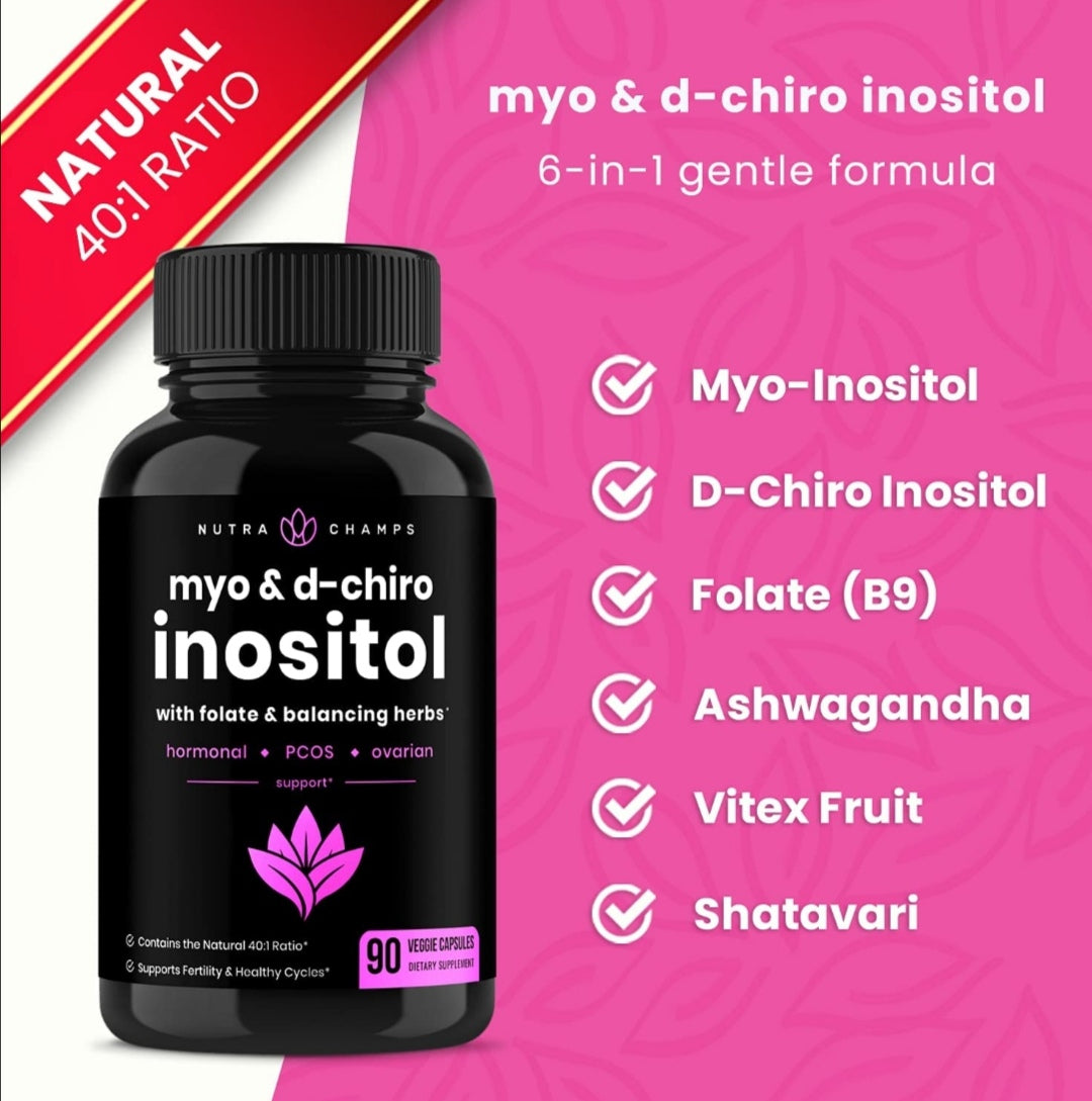 Inositol Mio & D Chiro Nutra Champs 90 capsulas
