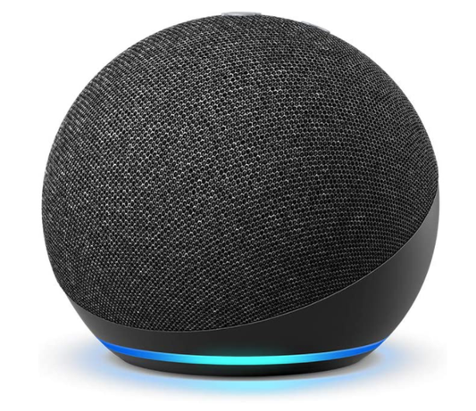 Echo Dot (cuarta generación, versión de 2020) | Altavoz inteligente con Alexa | Carbón