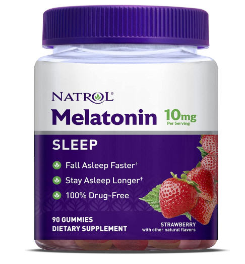 Gomitas de melatonina para dormir Natrol 90 gomitas