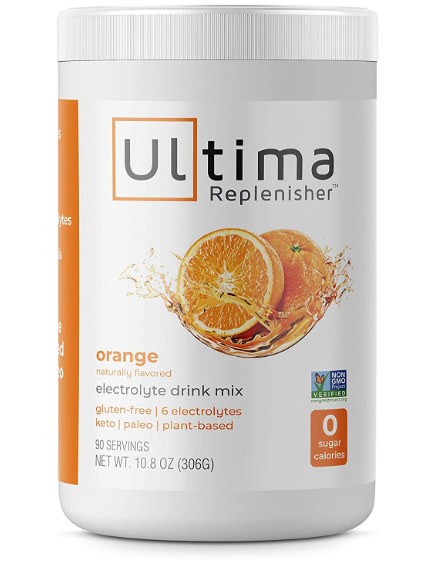 Ultima replenisher Electrolyte Sabor Naranja, polvo Nueva Fórmula, 1, 1