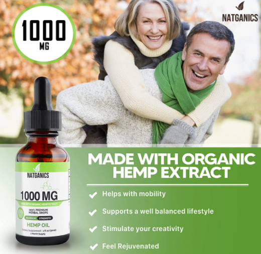 Aceite de cáñamo orgánico 1000 mg